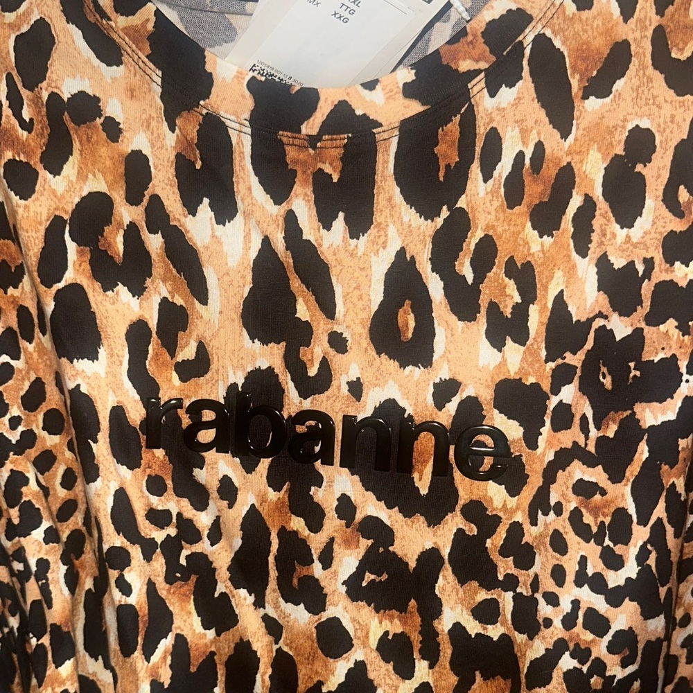 Paco Rabanne Leopard Print Top - Picture 7 of 7